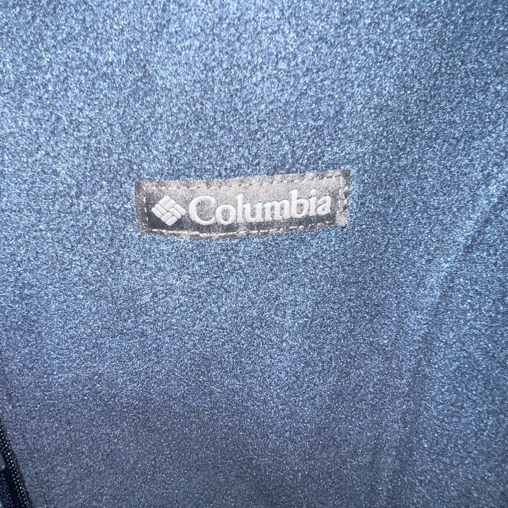 Women’s Columbia Benton Springs full zip fleece jacket, Size L, Navy #46 - Picture 3 of 4
